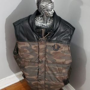 True Religion puffer vest